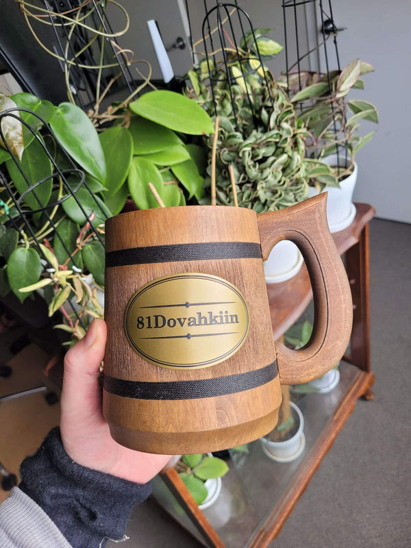 Tavern Mug With Name Plate