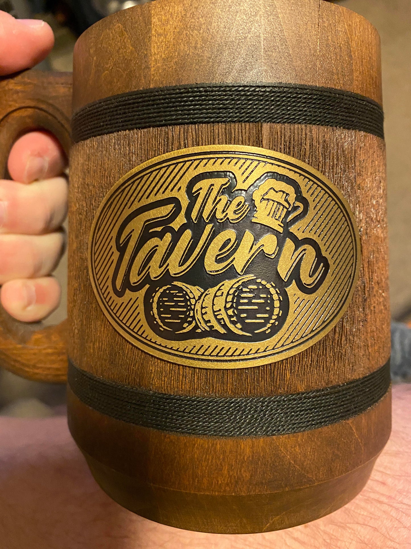 Tavern Mug With Name Plate